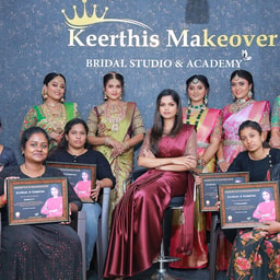 Keerthi's makeover Bridal Studio & Academy